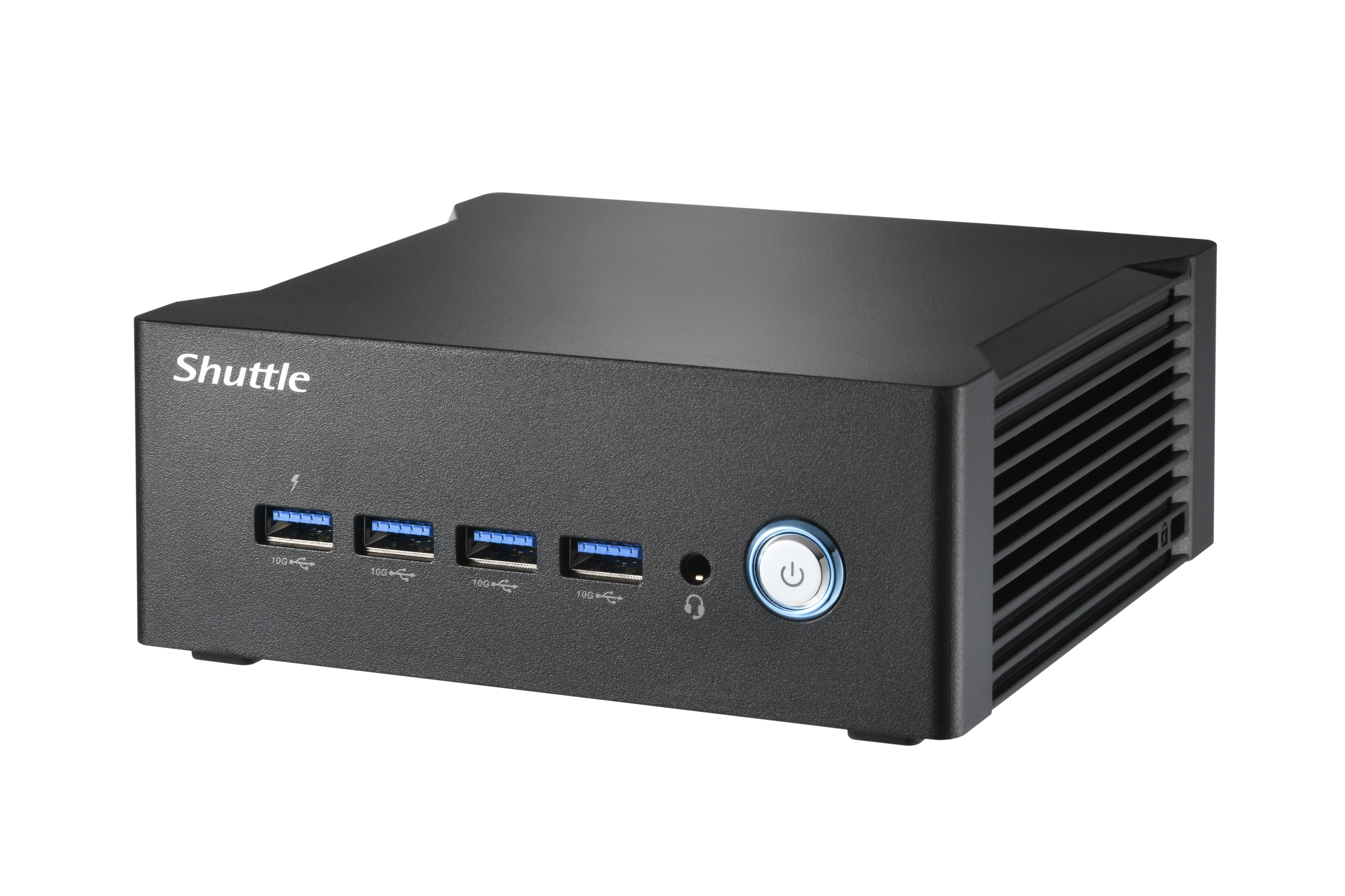 Shuttle XPC nano NA10H7 - Barebone - mini PC 1 x Ryzen 7 8845HS / jusqu'à 5.1 GHz - RAM 0 Go - Radeon 780M - Gigabit Ethernet