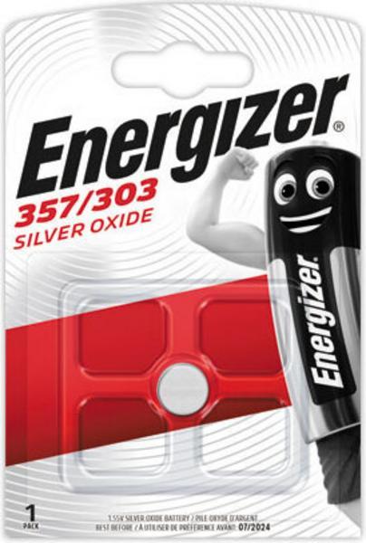 1 Pile oxyde d'argent ENERGIZER 357/303 (1,55 V)