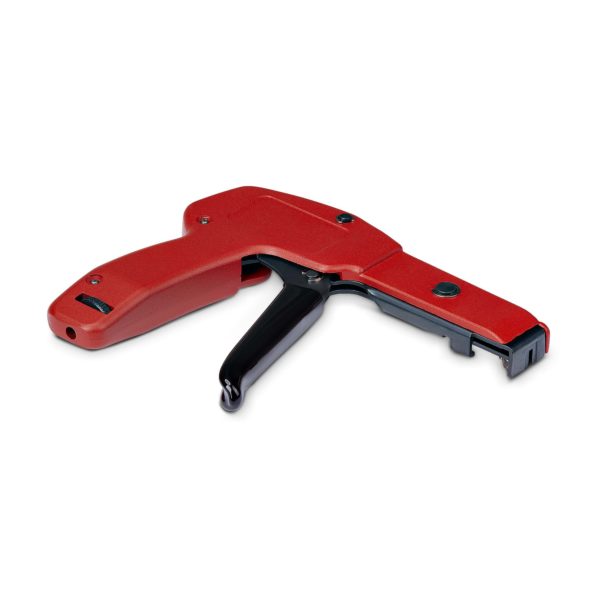 StarTech.com Nylon Cable Tie Gun, Zip Tie Tightener/Install Tool, TAA - Outil d'installation d'attache-câble - noir et rouge - Conformité TAA