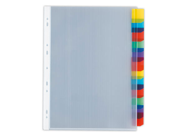 1 Jeu d'intercalaires pochettes Oxford 12p PP8/100
