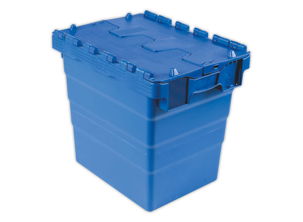 1 Bac navette gerbable 32 litres bleu