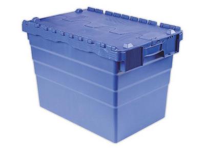 1 Bac navette gerbable 78 litres bleu