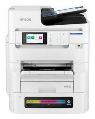 Epson WorkForce Pro EM-C8101RDWF - Imprimante multifonctions - couleur - jet d'encre - A3 (support) - jusqu'à 22 ppm (copie) - jusqu'à 26 ppm (impression) - 400 feuilles - 33.6 Kbits/s - USB 2.0, hôte USB 2.0, Gigabit LAN, Wi-Fi(ac)