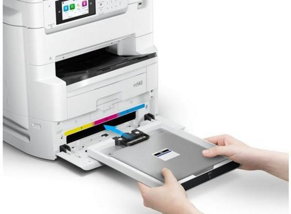 Epson WorkForce Pro EM-C8101RDWF - Imprimante multifonctions - couleur - jet d'encre - A3 (support) - jusqu'à 22 ppm (copie) - jusqu'à 26 ppm (impression) - 400 feuilles - 33.6 Kbits/s - USB 2.0, hôte USB 2.0, Gigabit LAN, Wi-Fi(ac)