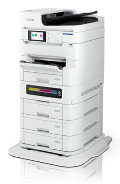 Epson WorkForce Pro EM-C8101RDWF - Imprimante multifonctions - couleur - jet d'encre - A3 (support) - jusqu'à 22 ppm (copie) - jusqu'à 26 ppm (impression) - 400 feuilles - 33.6 Kbits/s - USB 2.0, hôte USB 2.0, Gigabit LAN, Wi-Fi(ac)