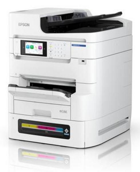 Epson WorkForce Pro EM-C8101RDWF - Imprimante multifonctions - couleur - jet d'encre - A3 (support) - jusqu'à 22 ppm (copie) - jusqu'à 26 ppm (impression) - 400 feuilles - 33.6 Kbits/s - USB 2.0, hôte USB 2.0, Gigabit LAN, Wi-Fi(ac)