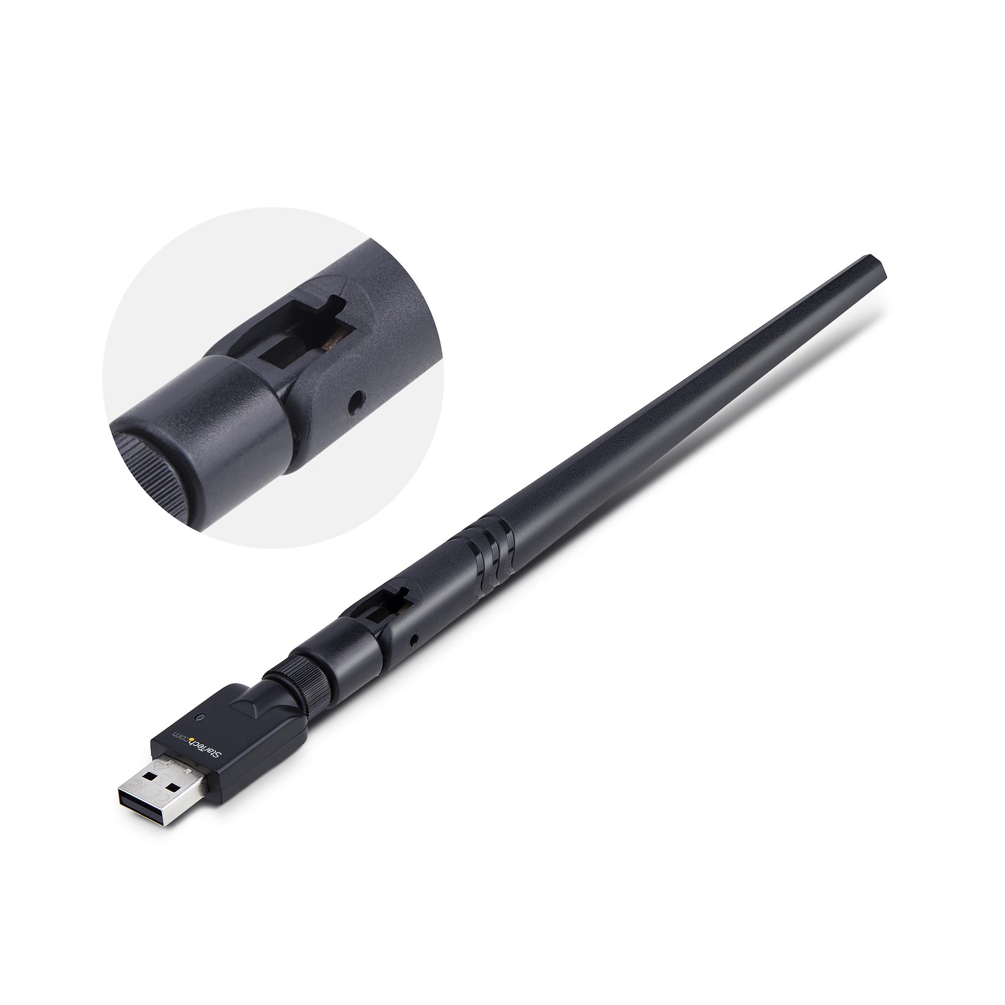 StarTech.com USB Bluetooth 5.3 Adapter for PC, Class 1, Windows/Linux - Adaptateur réseau - USB 2.0 - Bluetooth 5.3, Bluetooth 5.3 EDR, Bluetooth 5.3 LE - Classe 1 - noir