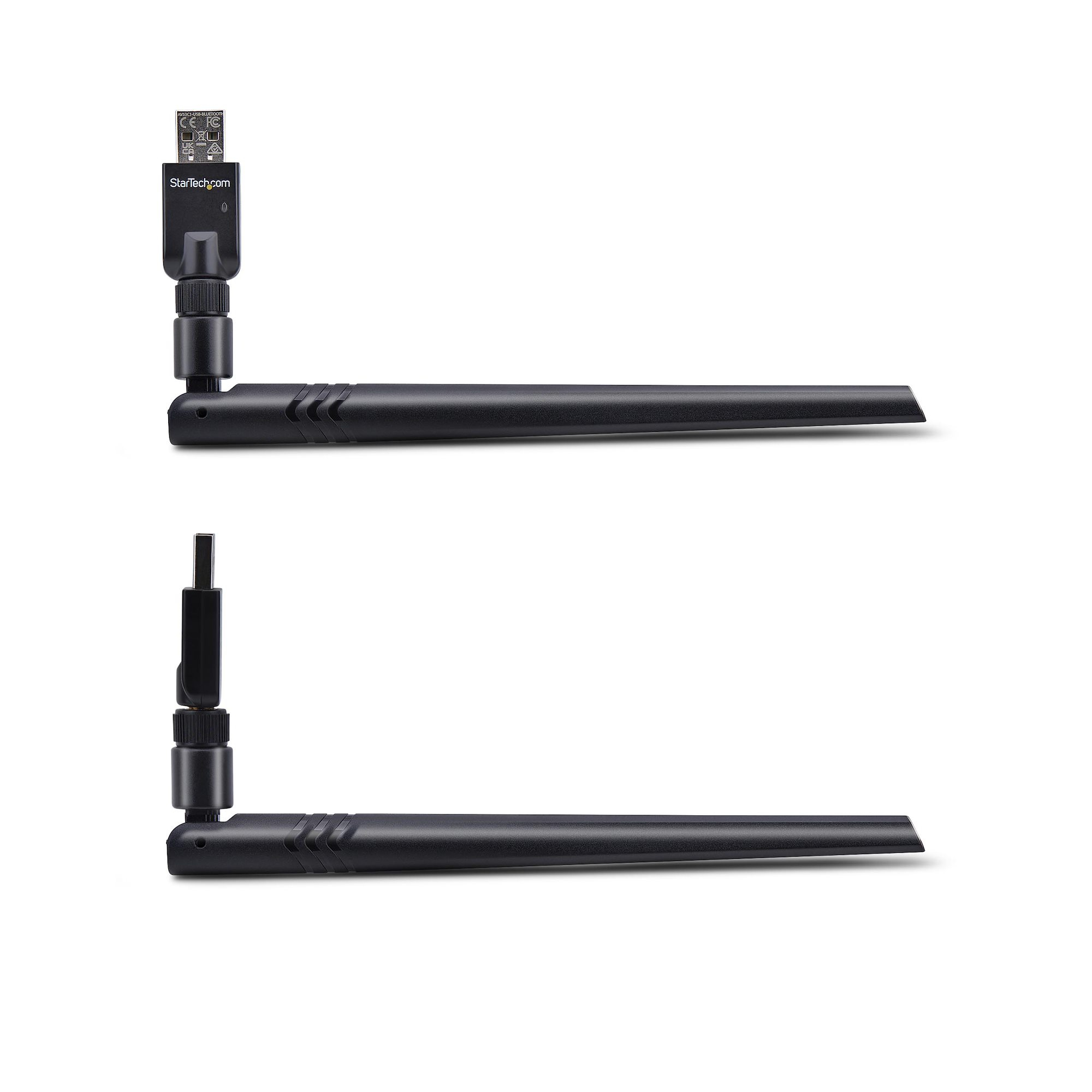 StarTech.com USB Bluetooth 5.3 Adapter for PC, Class 1, Windows/Linux - Adaptateur réseau - USB 2.0 - Bluetooth 5.3, Bluetooth 5.3 EDR, Bluetooth 5.3 LE - Classe 1 - noir