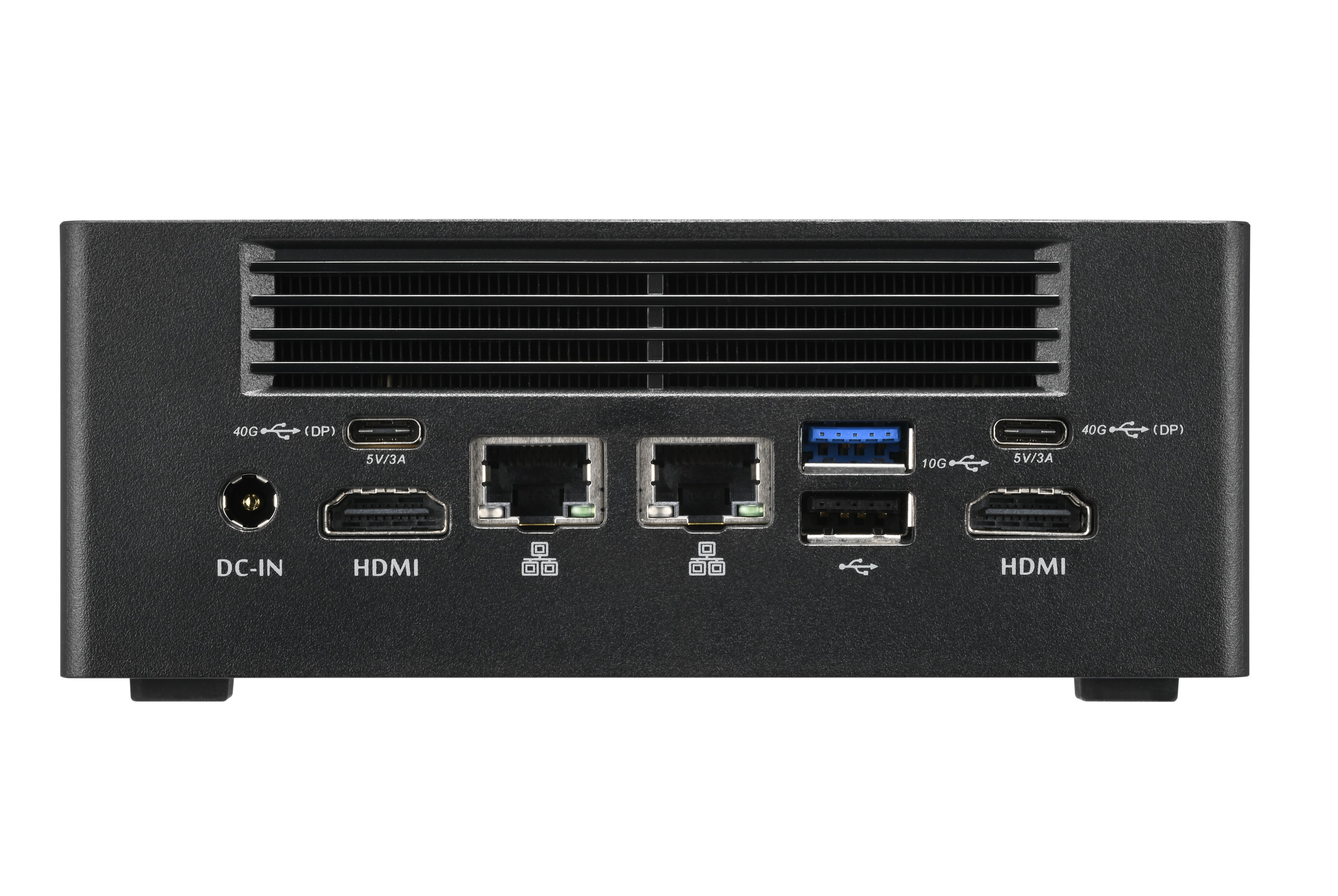 Shuttle XPC nano NT10H5 - Barebone - mini PC 1 x Core Ultra 5 125H / jusqu'à 4.5 GHz - RAM 0 Go - Intel Arc Graphics - Gigabit Ethernet, 2.5 Gigabit Ethernet - noir