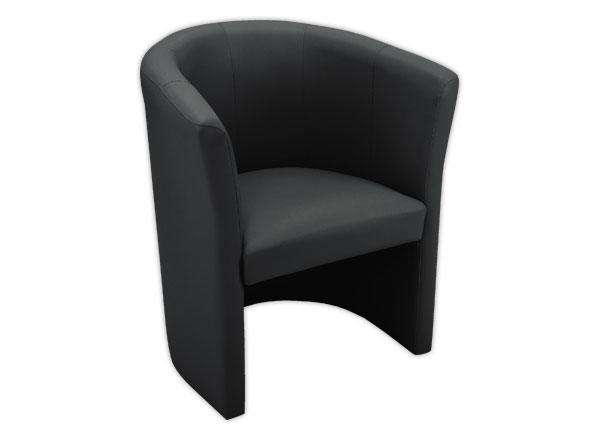 1 Siège une place simili cuir noir