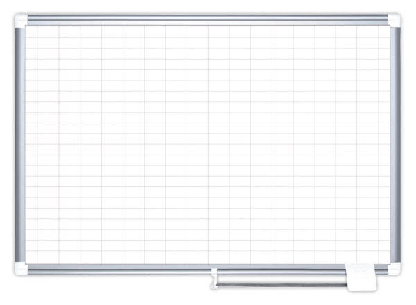 1 Planning magnétique Kanban 120 x 90 cm- Cases 50 x 25 mm