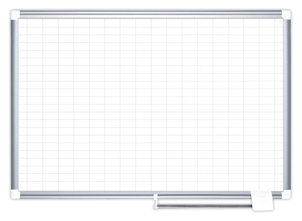 1 Planning magnétique Kanban 180 x 120 cm- Cases 50x25 mm