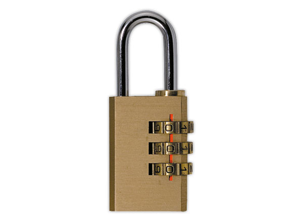 1 Cadenas à combinaison en laiton massif