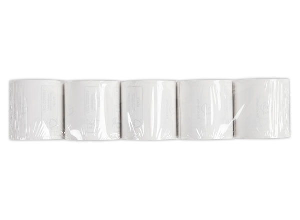 1 Boite de 10 Bobines de papier terminaux carte  bancaire  57X60X12 mm sans phénol