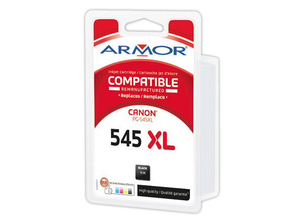1 Cartouche ARMOR équiv. Canon PG-545XL noir