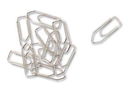 1 Boite de 100 Trombones acier nickelé 45 mm