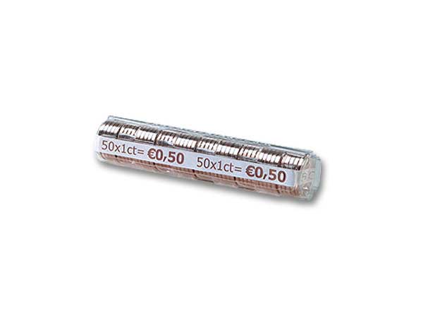 1 Sachet de 250 Coques plastique pour pièces de 1 centime