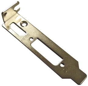 ASUS - Support de port HDMI / DVI à faible encombrement - pour ASUS 210, EN210 SILENT/DI/1GD3/V2, GT610, GT620, GT630, GT640, HD5450, HD6450, HD6570