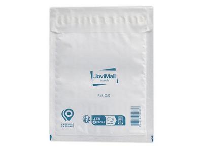 1 Boite de 100 Pochettes à bulles d'air polyéthylène JOVIMAIL blanc, 150x210 mm