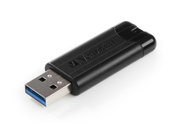 Verbatim Store 'n' Go Pin Stripe USB Drive - Clé USB - 16 Go - USB 3.2 Gen 1 - noir
