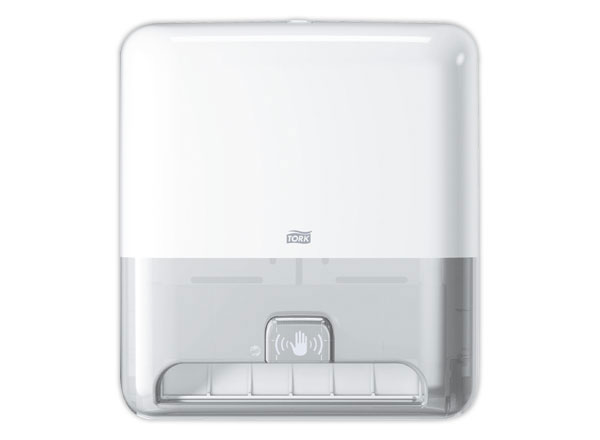 1 Distributeur rouleaux d'essuie-mains TORK Matic Intuition H1  blanc