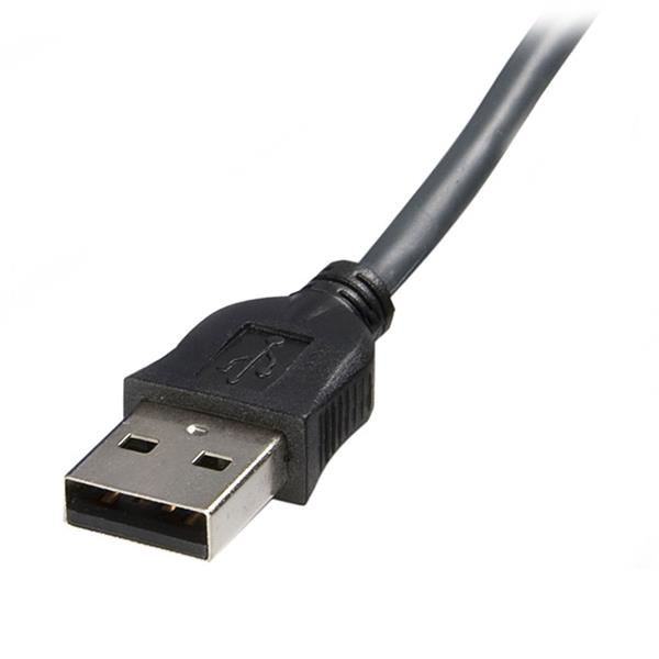 StarTech.com Cable KVM ultrafin 2 en 1 USB VGA - 1,8 m - Câble clavier / vidéo / souris (KVM) - USB, HD-15 (VGA) (M) pour HD-15 (VGA) (M) - 1.8 m - noir - pour P/N: SV1631DUSBU, SV1631DUSBUK, SV431DUSBU, SV831DUSBAU, SV831DUSBU, SV831DUSBUK