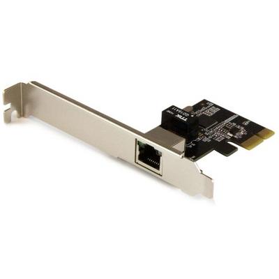 StarTech.com Carte réseau PCI Express à 1 port Gigabit Ethernet avec chipset Intel I210-AT - Adaptateur NIC PCIe GbE - Adaptateur réseau - PCIe profil bas - 1GbE - 1000Base-T - noir