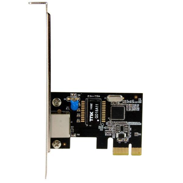StarTech.com Carte réseau PCI Express à 1 port Gigabit Ethernet avec chipset Intel I210-AT - Adaptateur NIC PCIe GbE - Adaptateur réseau - PCIe profil bas - 1GbE - 1000Base-T - noir