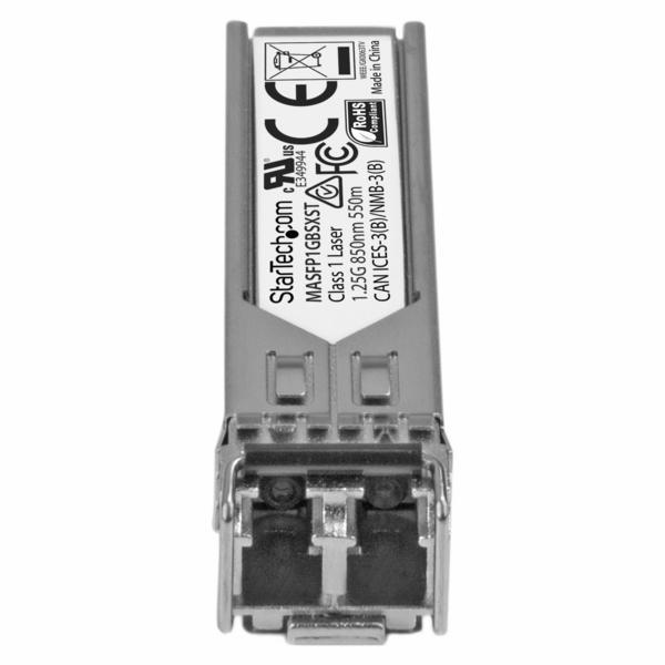 StarTech.com Cisco Meraki MA-SFP-1GB-SX Compatible SFP Module, 1000BASE-SX, 1GbE MMF Optic Transceiver, LC Connector, 550m, 850nm, DDM, Cisco Meraki MS225, MX400, Mini GBIC Transceiver - Lifetime Warranty (MASFP1GBSXST) - Module transmetteur SFP (mini-GBI