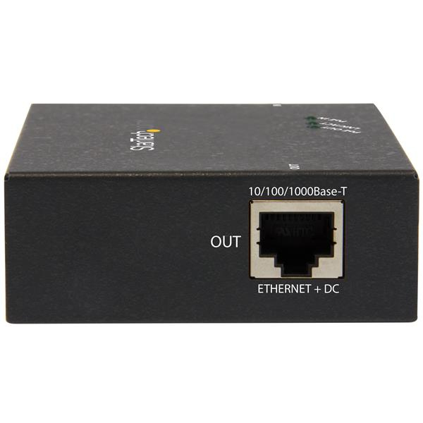 StarTech.com Répéteur Gigabit PoE+ à 1 port - Extendeur réseau Power over Ethernet 802.3at et 802.3af - Gigabit PoE extender - 100 m - Relais - 1GbE - 10Base-T, 100Base-TX, 1000Base-T - jusqu'à 100 m - pour P/N: ST12MHDLANU