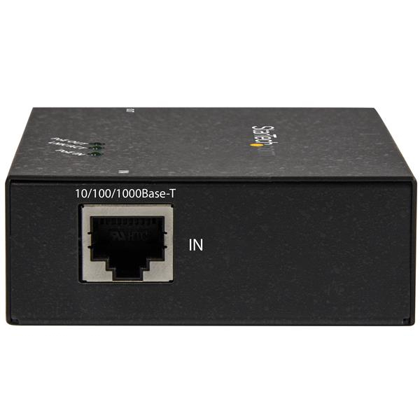 StarTech.com Répéteur Gigabit PoE+ à 1 port - Extendeur réseau Power over Ethernet 802.3at et 802.3af - Gigabit PoE extender - 100 m - Relais - 1GbE - 10Base-T, 100Base-TX, 1000Base-T - jusqu'à 100 m - pour P/N: ST12MHDLANU