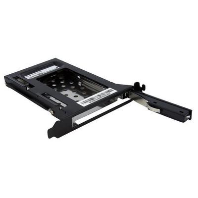 StarTech.com Baie de disque dur amovible SATA 2,5 pouces pour fente d'extension de PC - Adaptateur pour baie de stockage - noir