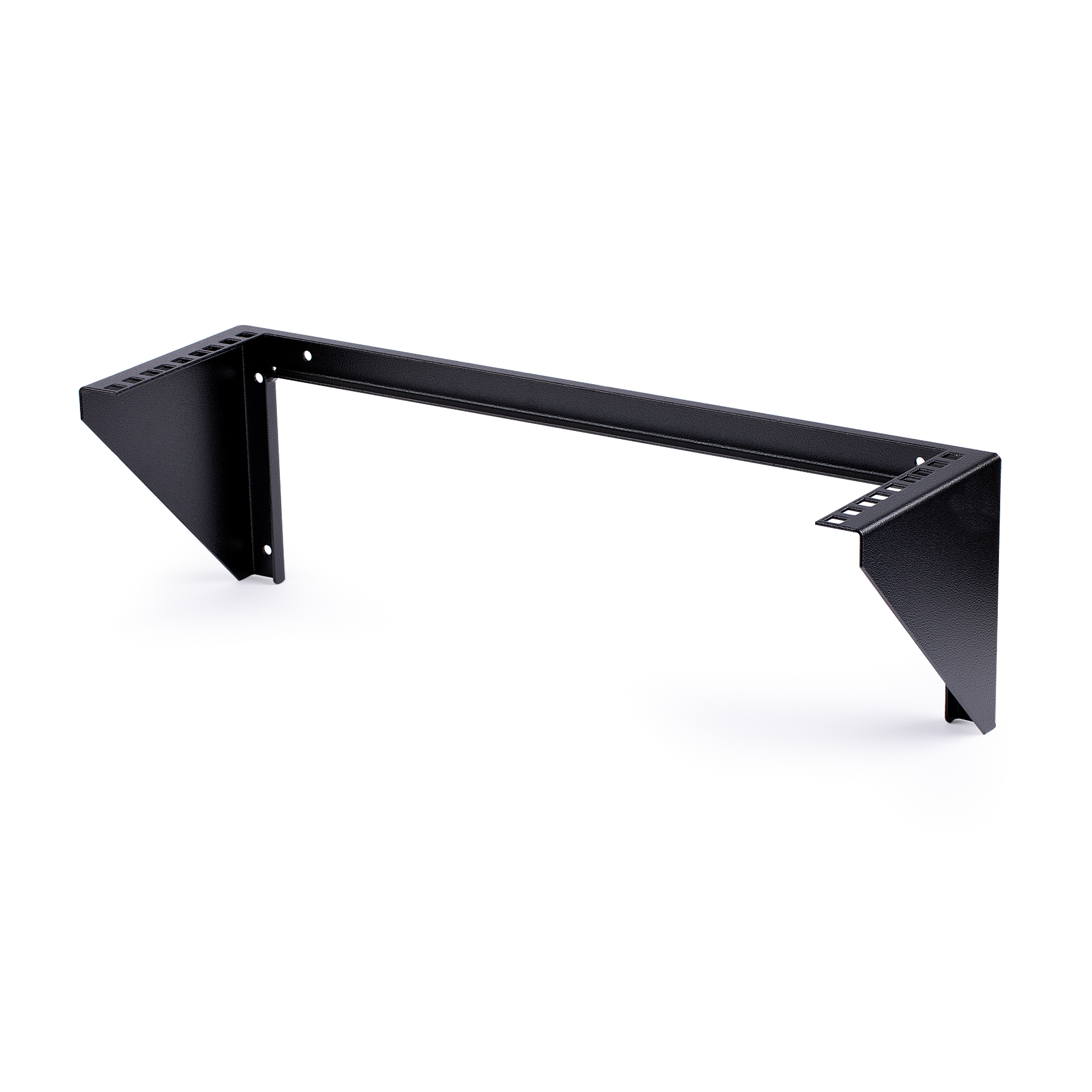 StarTech.com Support Mural Vertical en Acier pour Rack 3U - Acier - 48 cm - Support de montage - montable sur mur - noir - 3U - 19"