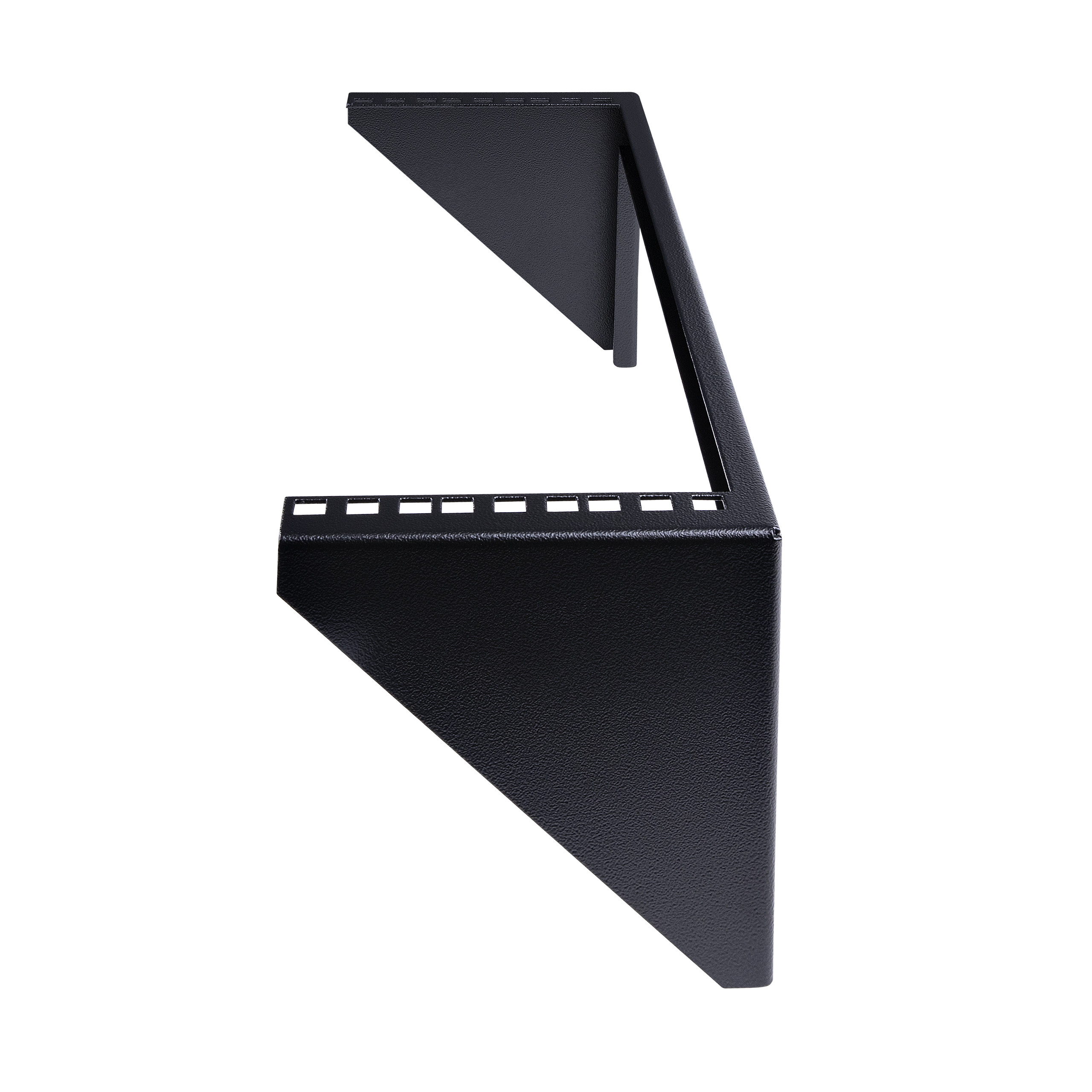 StarTech.com Support Mural Vertical en Acier pour Rack 3U - Acier - 48 cm - Support de montage - montable sur mur - noir - 3U - 19"
