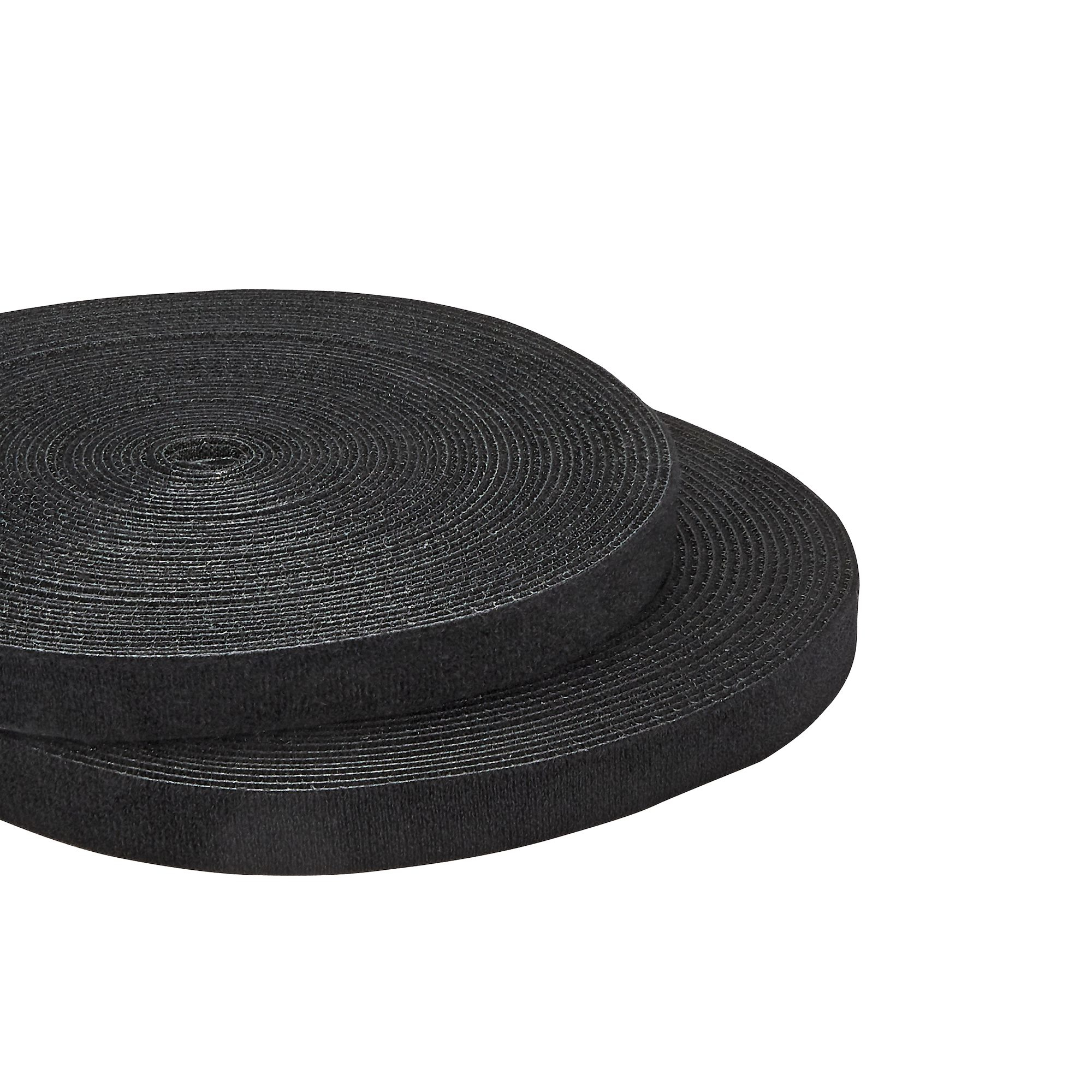 StarTech.com Attaches de câble à boucles auto-agrippantes en vrac - Rouleau de 7,6 m - Sangle pour câbles sur mesure - Noir - Rouleau d'attache de câble - 7.62 m - pour P/N: CABSHF2POST2, HKLP25BL, HKLP25GN, HKLP25RD, HKLP25YW, RK4OD