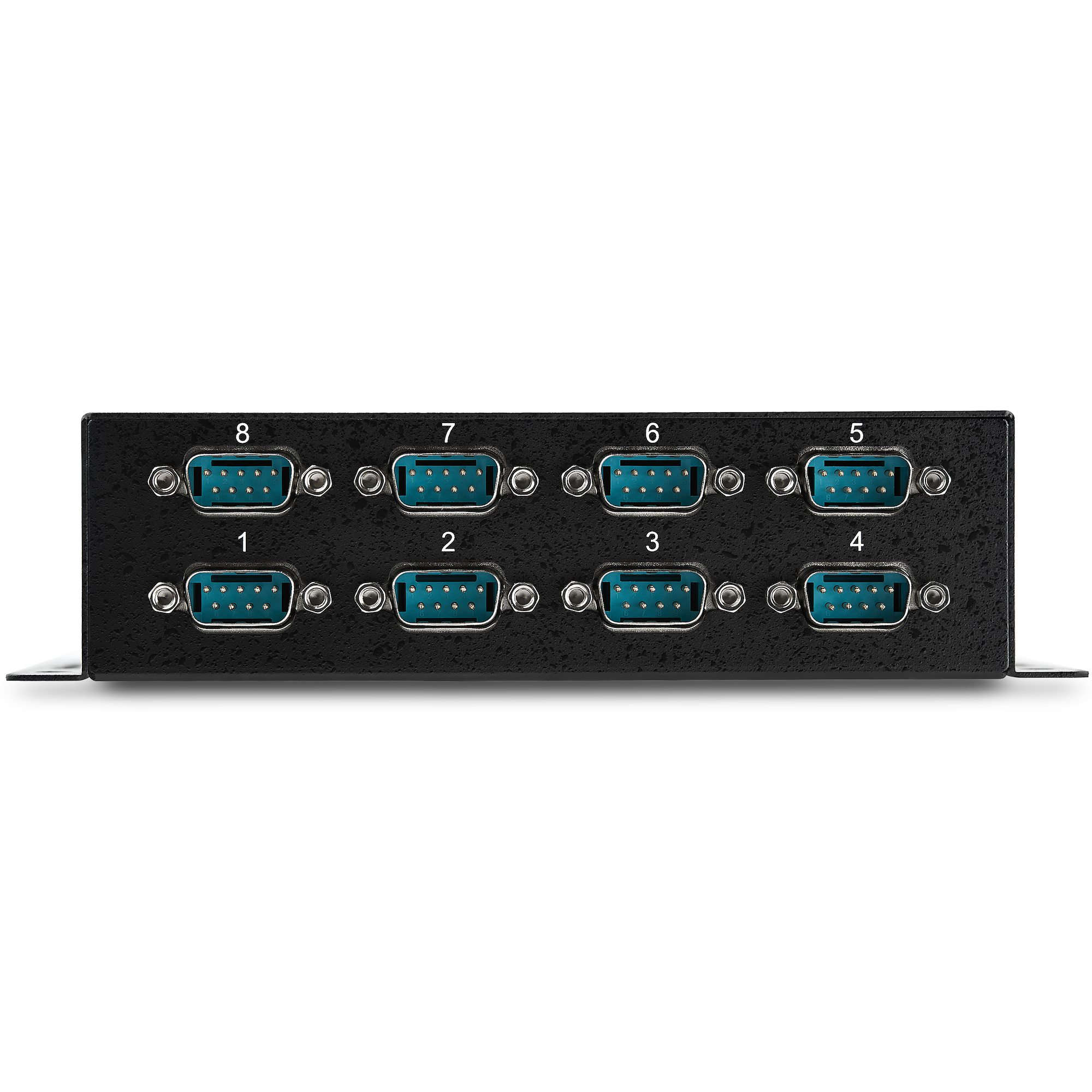 StarTech.com Hub série RS232 à 8 ports - Adaptateur USB vers 8x DB9 RS232 à montage mural et rail DIN - Convertisseur USB vers série - Adaptateur série - USB 2.0 - RS-232 x 8 - noir