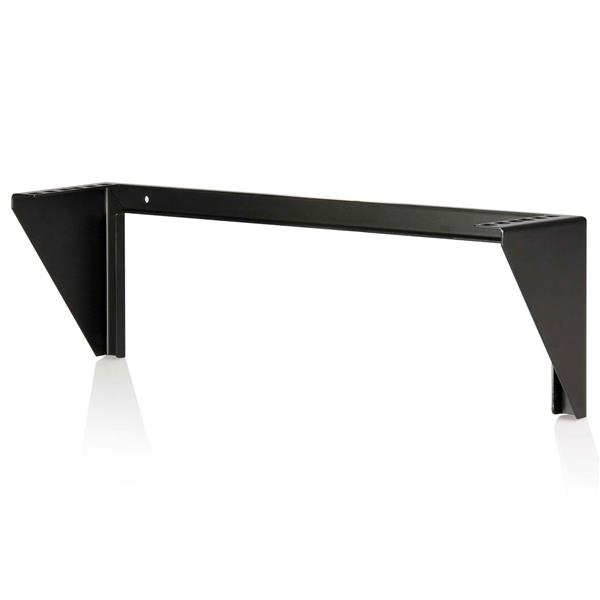 StarTech.com Support mural en acier pour rack 2U - 48 cm - Support de montage - montable sur mur - noir - 2U - 19" - pour P/N: SV831DUSBUK