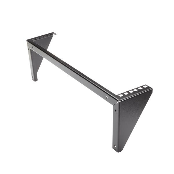 StarTech.com Support mural en acier pour rack 2U - 48 cm - Support de montage - montable sur mur - noir - 2U - 19" - pour P/N: SV831DUSBUK