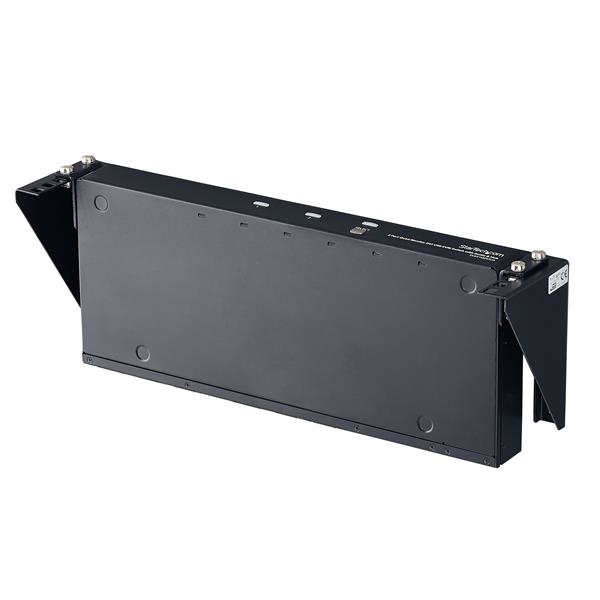 StarTech.com Support mural en acier pour rack 2U - 48 cm - Support de montage - montable sur mur - noir - 2U - 19" - pour P/N: SV831DUSBUK