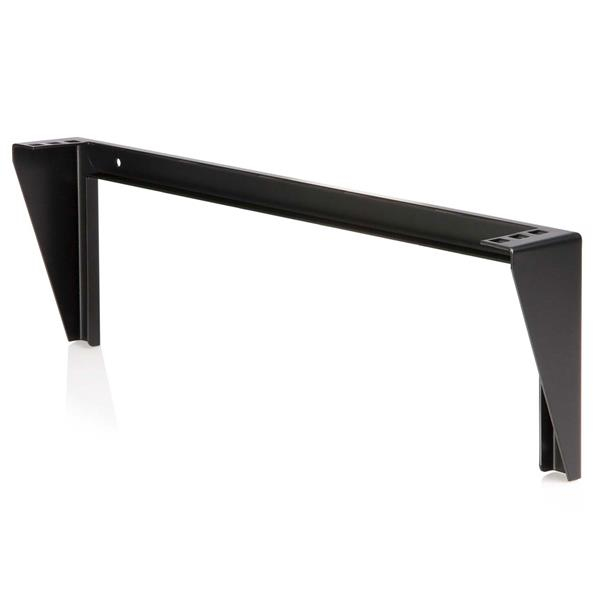 StarTech.com Support mural en acier pour rack 1U - 48 cm - Support de montage - montable sur mur - noir - 1U - 19" - pour P/N: SV831DUSBUK