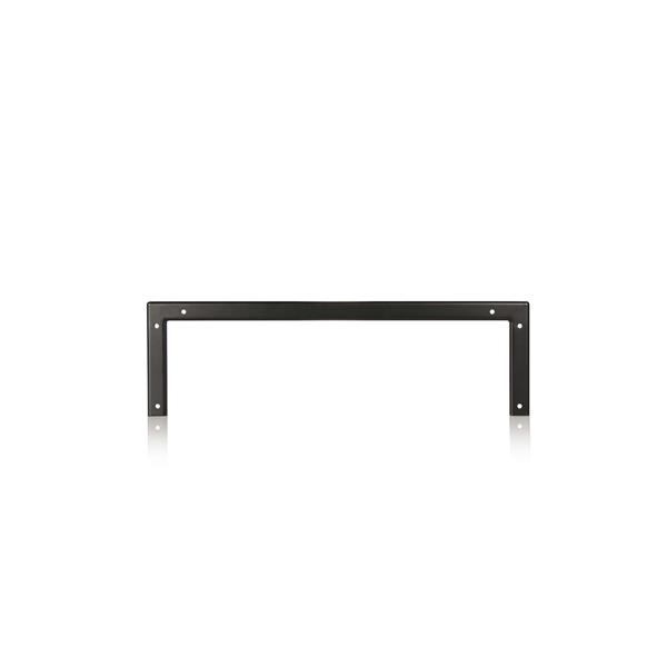 StarTech.com Support mural en acier pour rack 1U - 48 cm - Support de montage - montable sur mur - noir - 1U - 19" - pour P/N: SV831DUSBUK