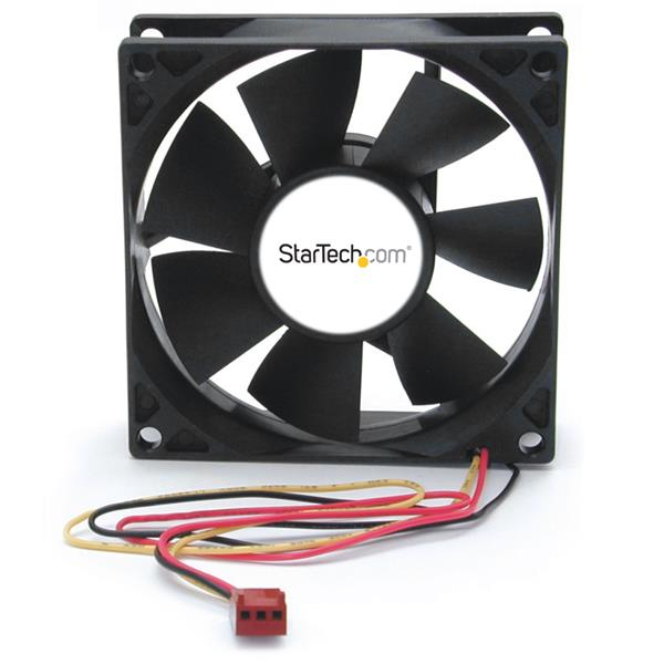 StarTech.com Ventilateur PC à Double Roulement à Billes - Alimentation TX3 - 80 mm - Kit de ventilation pour ordinateur - 80 mm