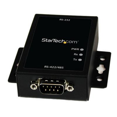 StarTech.com Convertisseur Industriel Interface RS232 vers RS422/485 avec protection ESD 15KV - Adaptateur de Port RS-232 à RS-422/RS-485 - Adaptateur série - RS-232 - RS-422/485 x 1 - noir