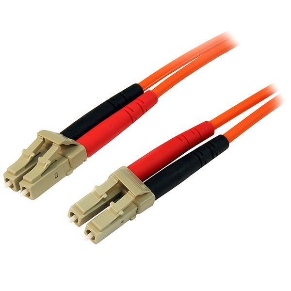StarTech.com Câble patch à fibre optique duplex 50/125 multimode 15 m LC - LC - Câble réseau - LC multi-mode (M) pour LC multi-mode (M) - 15 m - fibre optique - duplex - 50 / 125 microns - orange