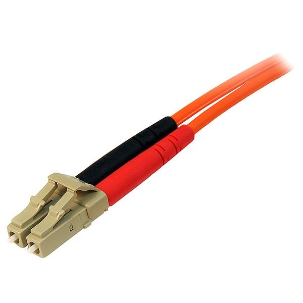StarTech.com Câble patch à fibre optique duplex 50/125 multimode 15 m LC - LC - Câble réseau - LC multi-mode (M) pour LC multi-mode (M) - 15 m - fibre optique - duplex - 50 / 125 microns - orange