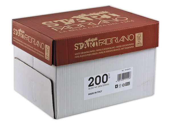 1 Pack de 150 Feuilles de papier dessin format A4 200g