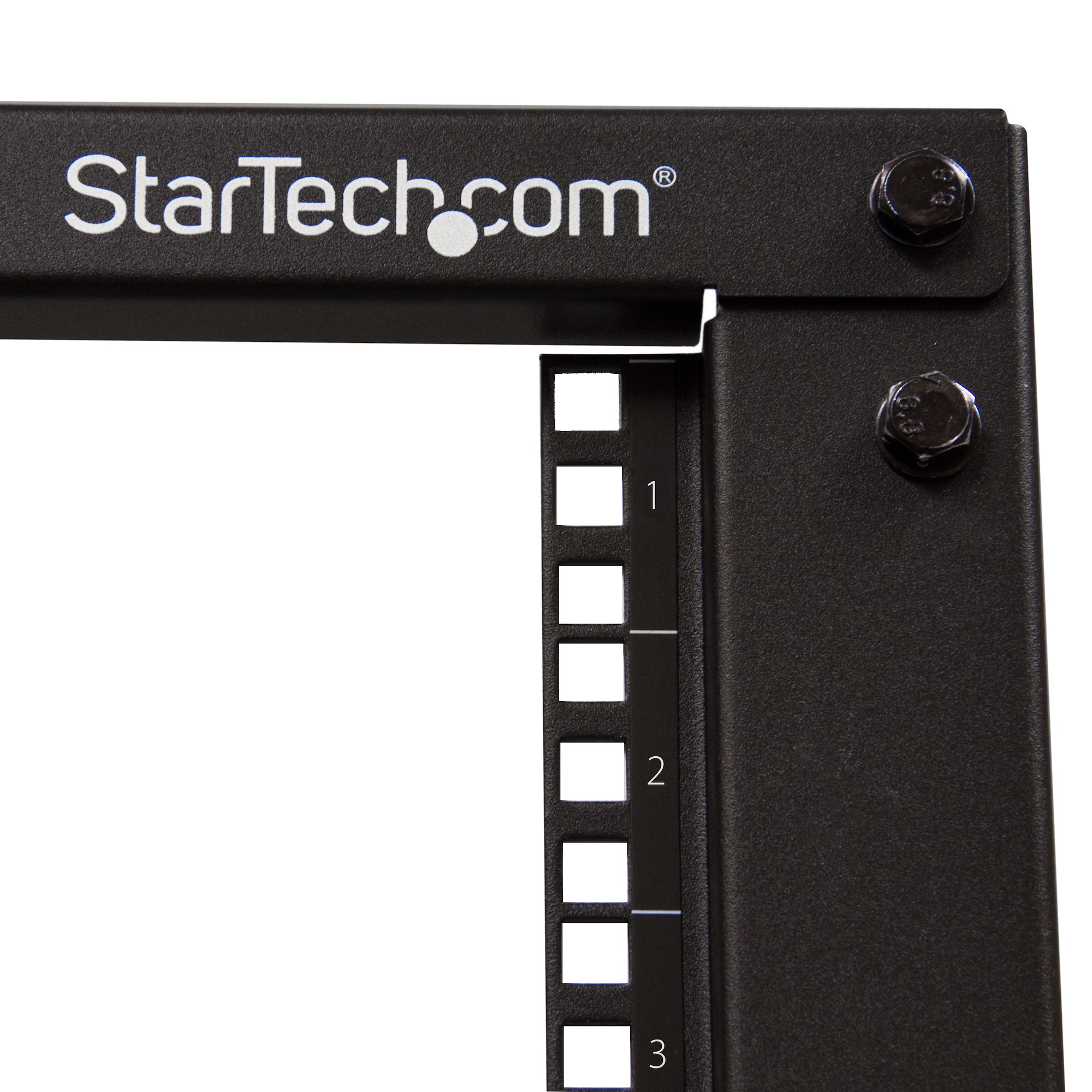 StarTech.com Rack de serveur réglable à cadre ouvert 12U 4 montants - Bâti rack avec roulettes et gestion de câbles (4POSTRACK12U) - Rack cadre ouvert - noir - 12U - pour P/N: CABSCREWM5B, CABSCREWSM5, CABSCREWSM5B, CABSCREWSM62, CABSCREWSM6B, CABSCRWS122