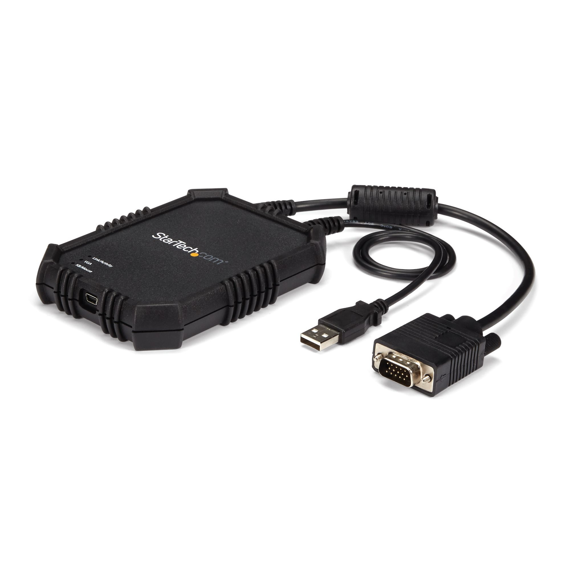 StarTech.com Adaptateur crash cart pour PC portable avec boîtier durable - Console KVM USB avec transfert de fichier et acquisition vidéo - Commutateur KVM - 1 x KVM port(s) - 1 utilisateur local - de bureau