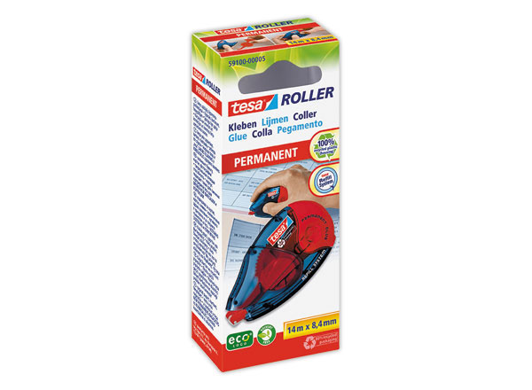 1 Roller rechargeable colle permanente 8,4 mm EcoLogo