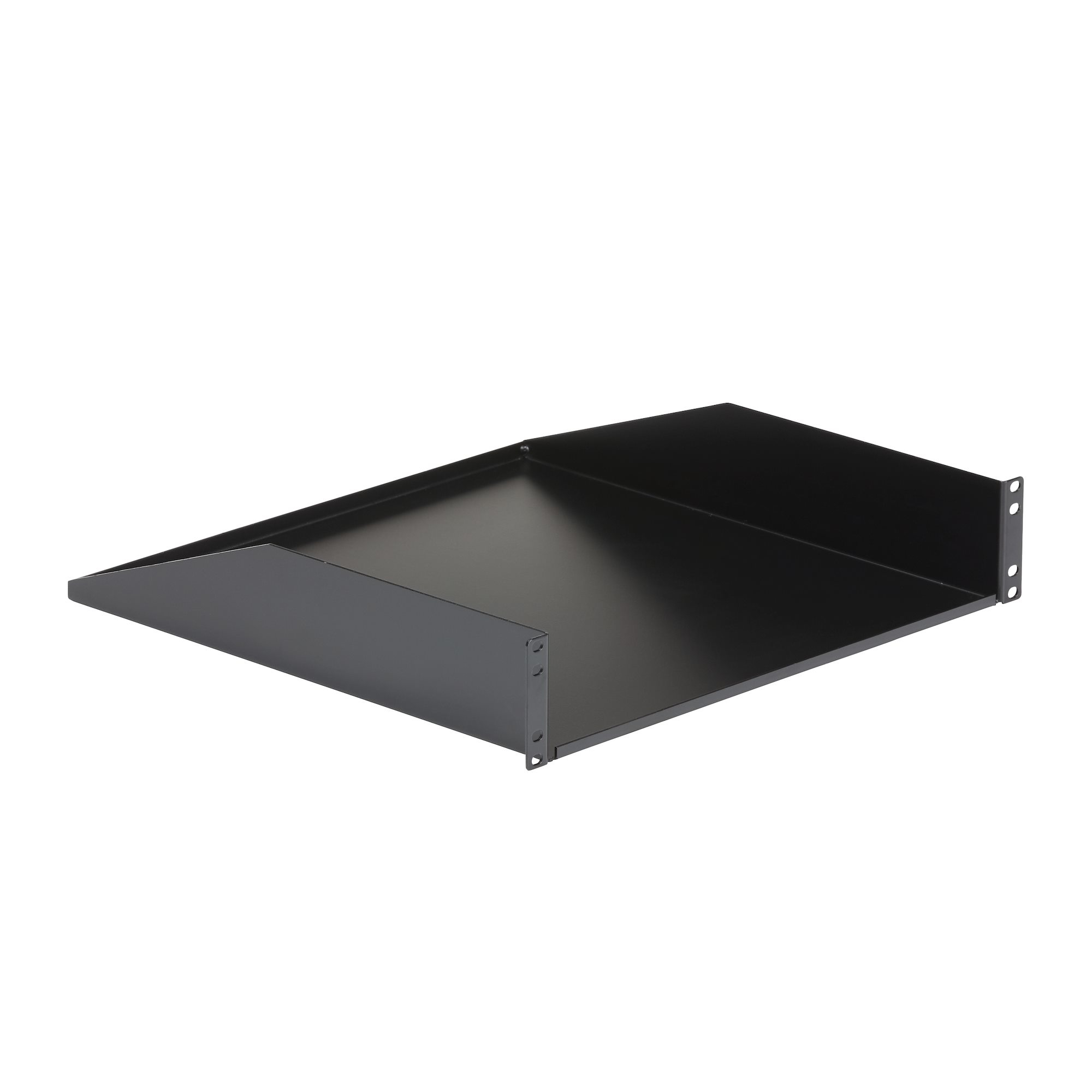 StarTech.com Etagere cantilever montee en rack 2U - Etagere fixe robuste pour rack de serveur - 56 kg - Étagère pour rack - noir - 2U - 19" - pour P/N: RK12OD2, RK2537BKM, RK3236BKF, RK4236BKB, RK4242BK24, RK4242BK30, RKQMCAB12V2